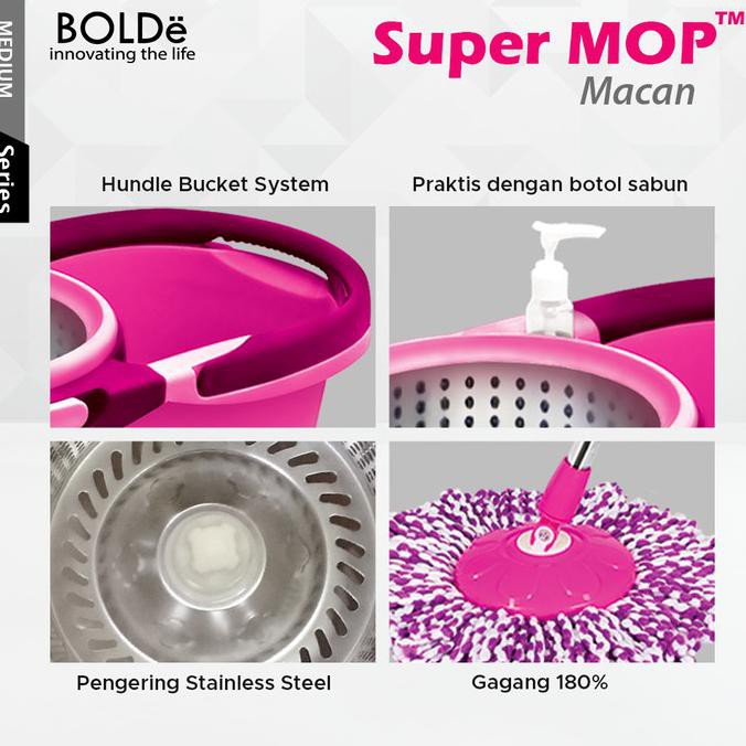 Bolde Super MOP MACAN - Pink